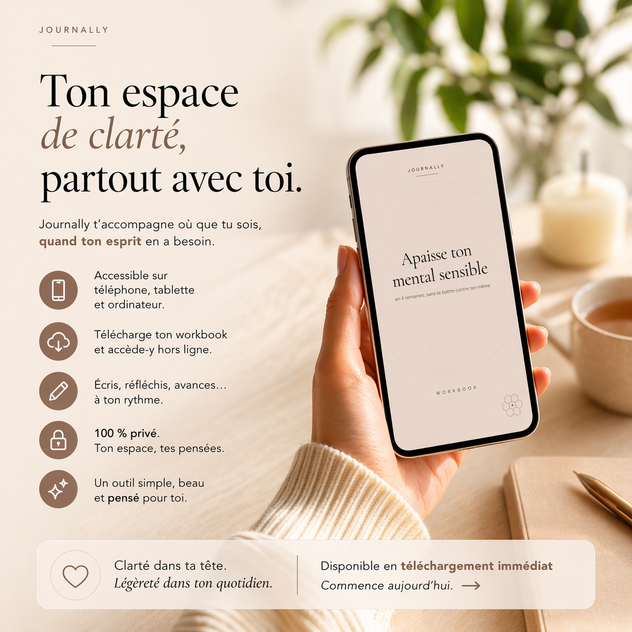 Journally — Comprendre son mental pour enfin avancer